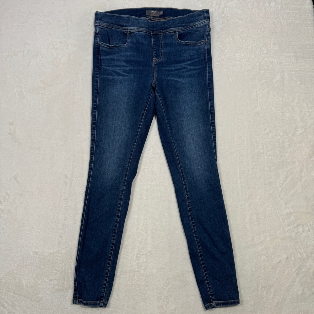 Torrid Lean Jean Womens 0T Dark Wash Blue Skinny Legging Super Soft Stretch High